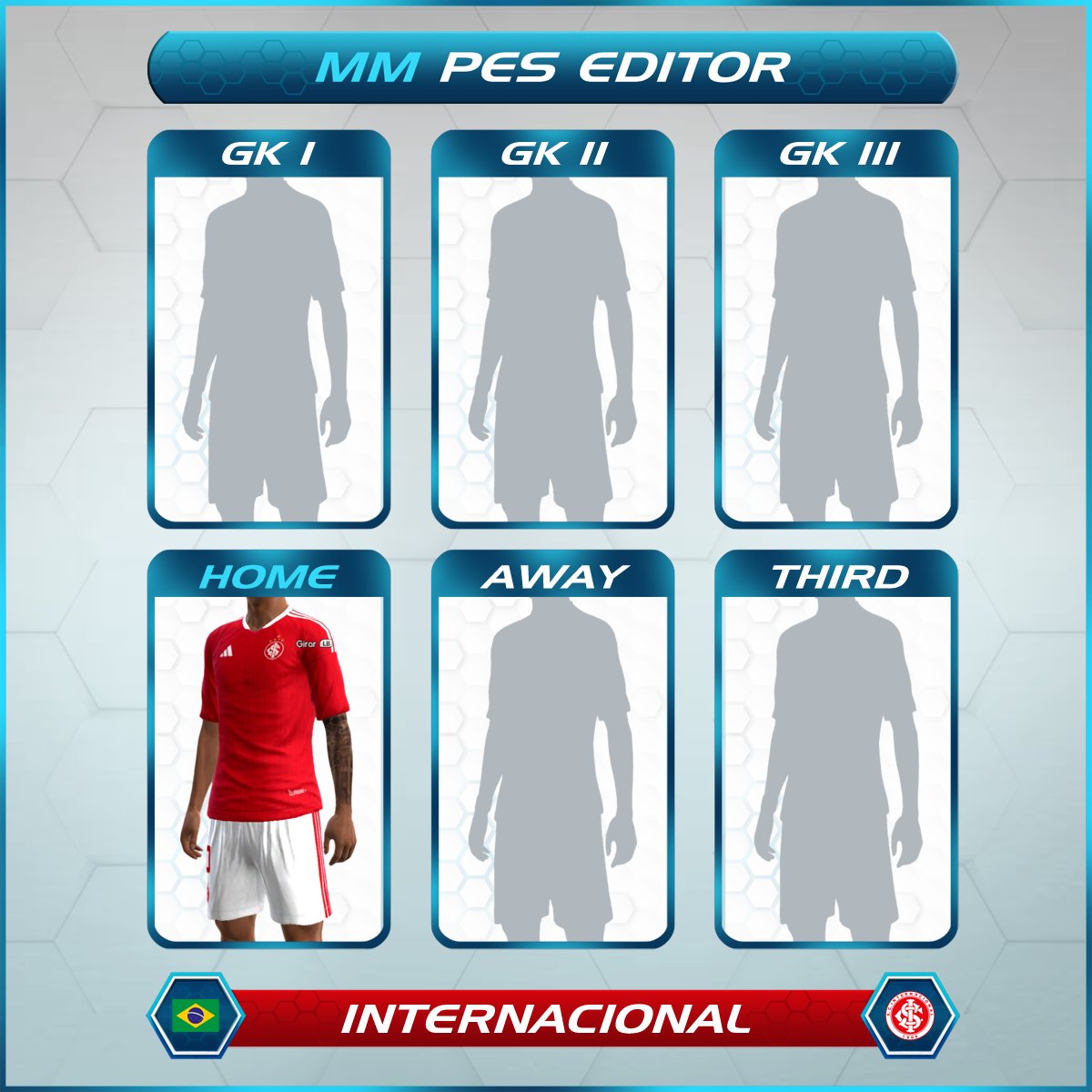 MM - Ⓜ️Ⓜ️ Kit Internacional 26/27 🔴⚪️ 🔹 Fonts & Numbers 2026 #kits # ...