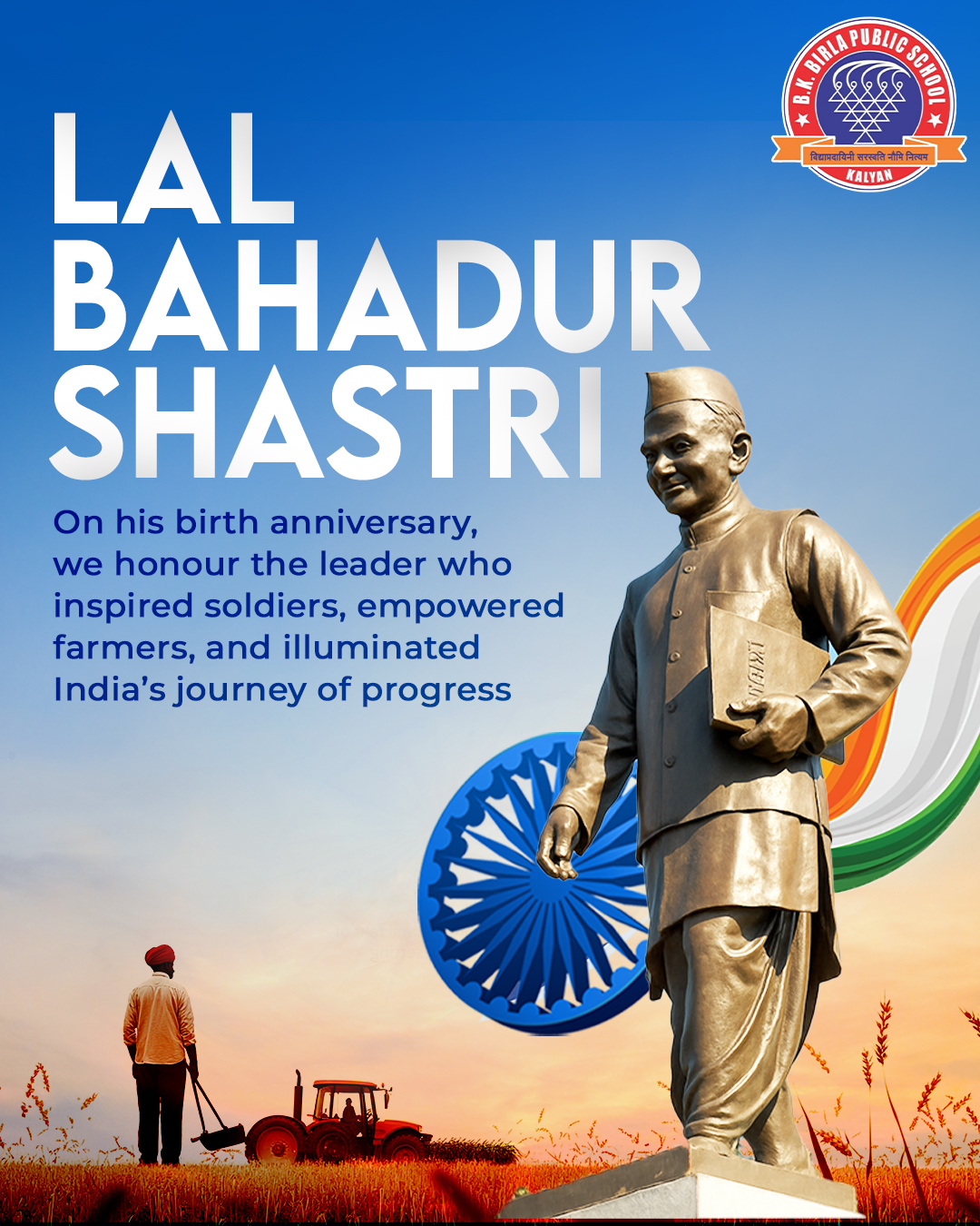 B K - Remembering Lal Bahadur Shastri on his birth anniversary - a true ...