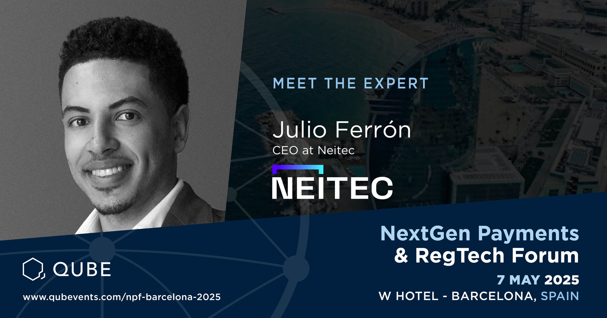 QUBE Events - Meet our esteemed speaker, Julio Ferrón, CEO... | Facebook