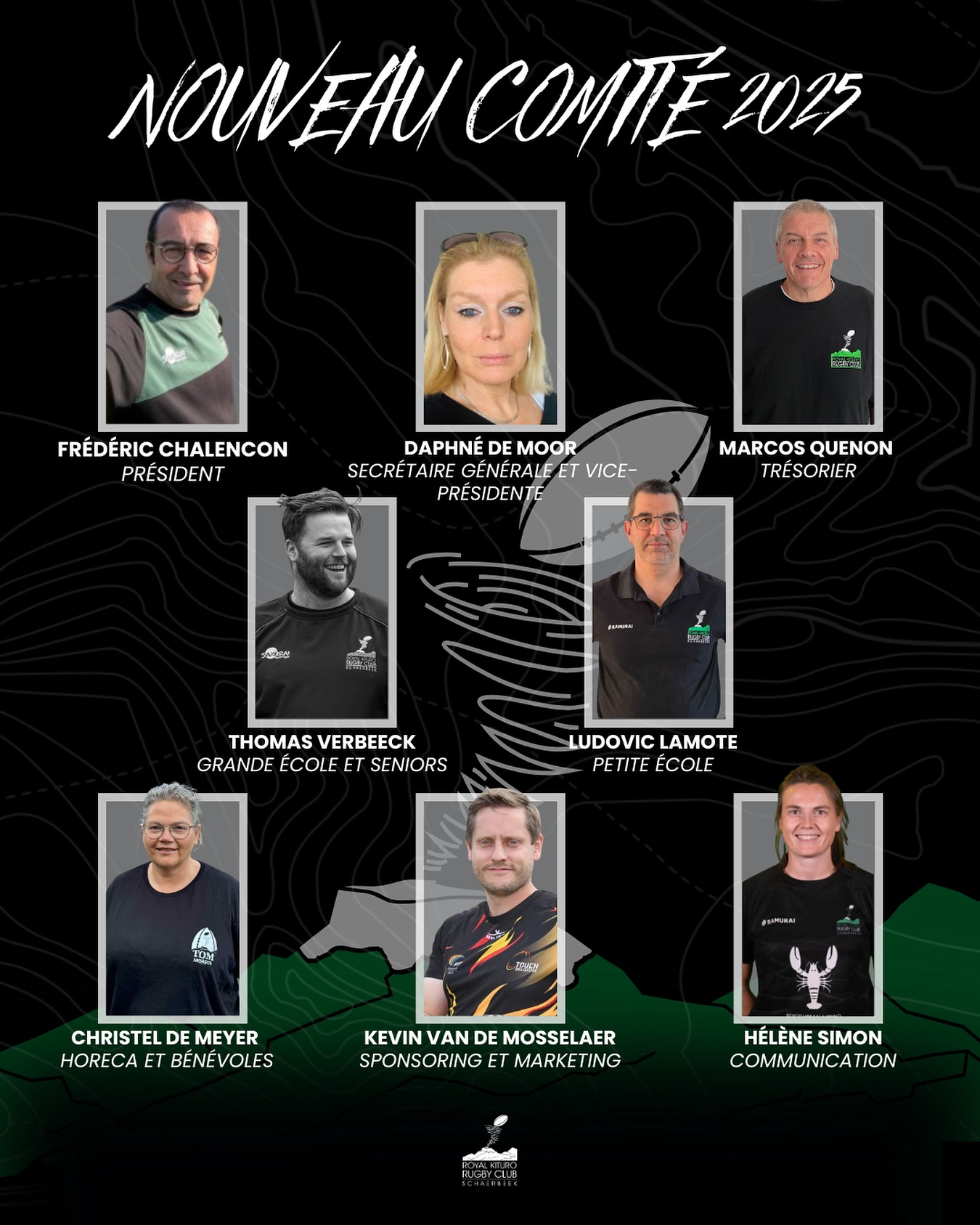📣 NOUVEAU COMITÉ 2025-2026... - Kituro Schaerbeek Rugby Club | Facebook