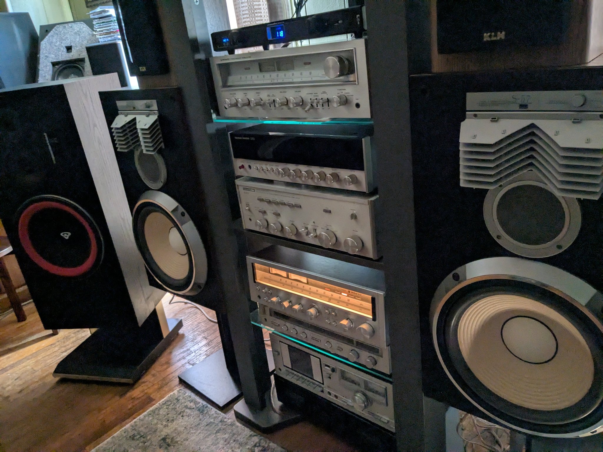 Sansui s-57 3-way speakers performance