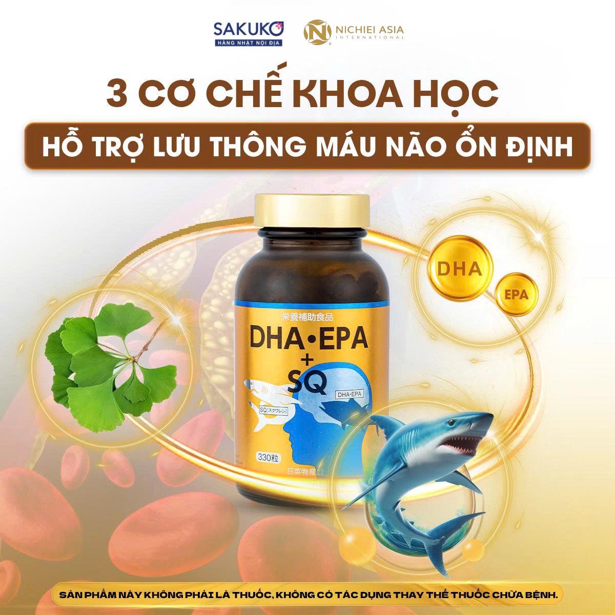 ?️ “Dùng DHA.EPA+SQ để phòng đột quỵ thật không?” ? Thực tế 