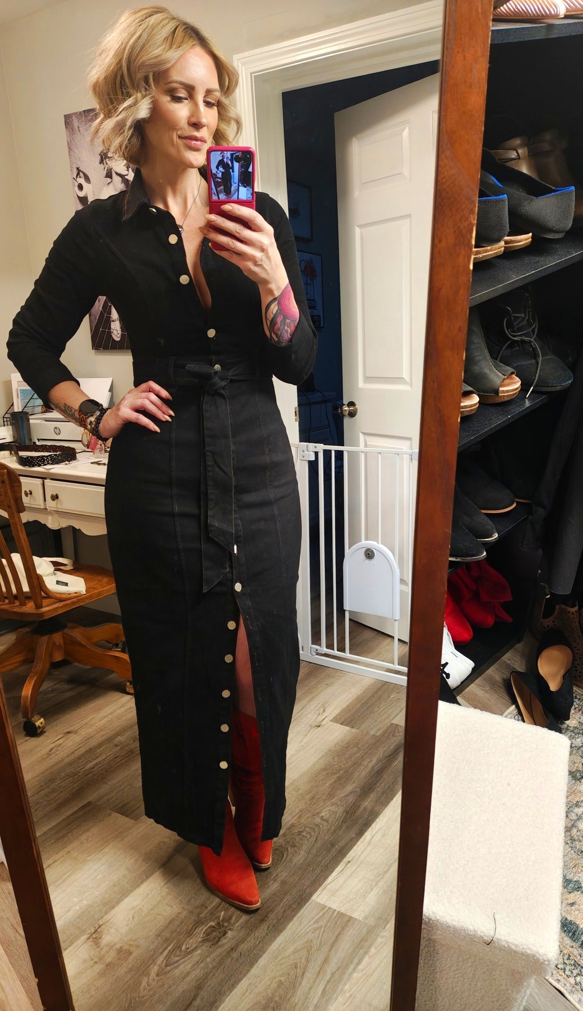 Affordable Fashion Nova denim dress review