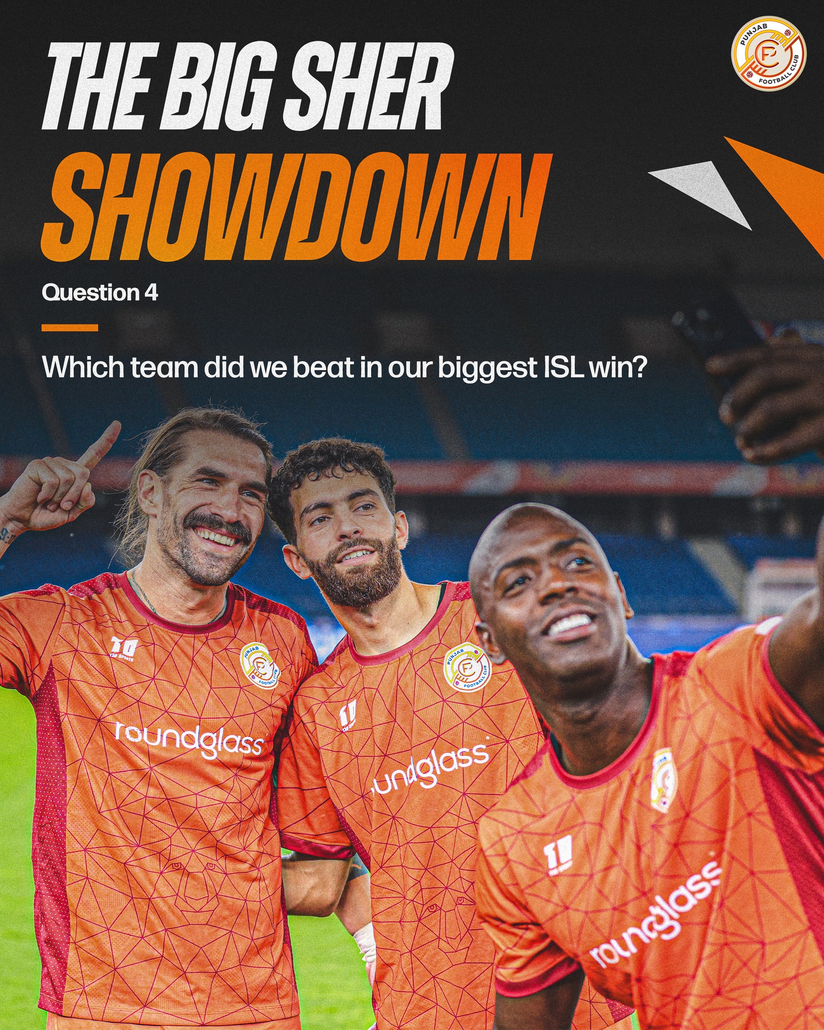 📸 The Big Sher Showdown: Question 4... - Punjab Football Club | Facebook