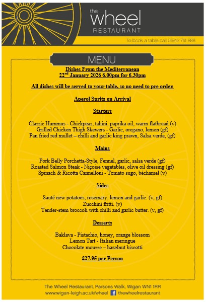 The Wheel Restaurant | Wigan
