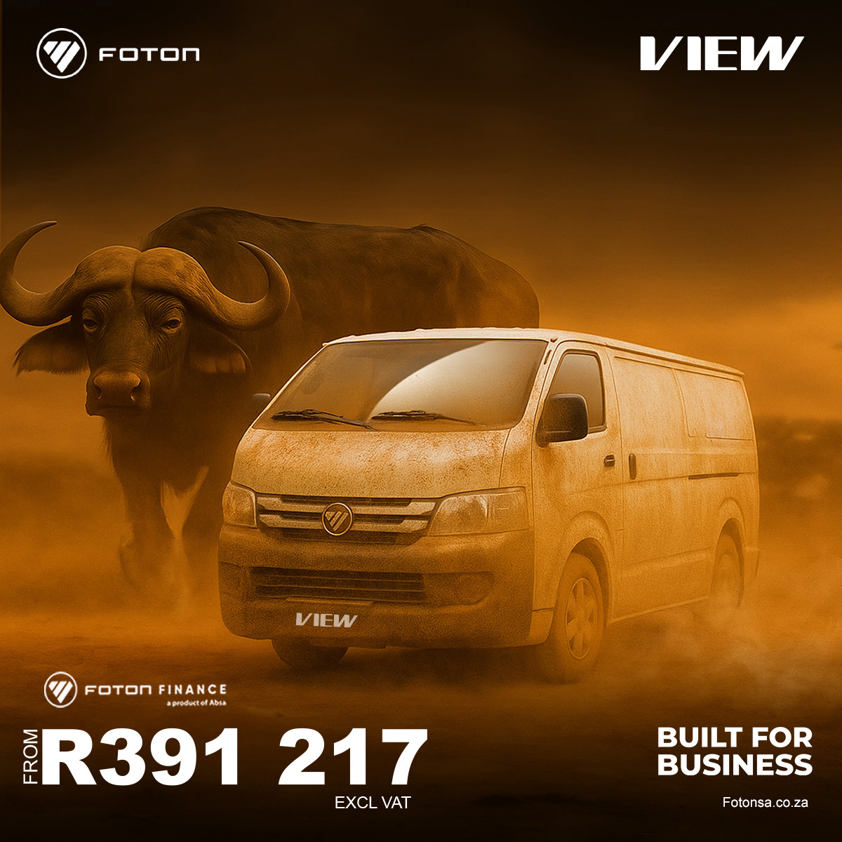 Foton - Meet the van that works as hard as you do. The Foton View Panel ...