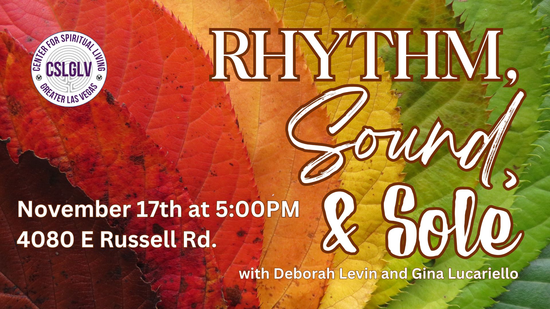 Rhythm, Sound, & Sole - November 17th