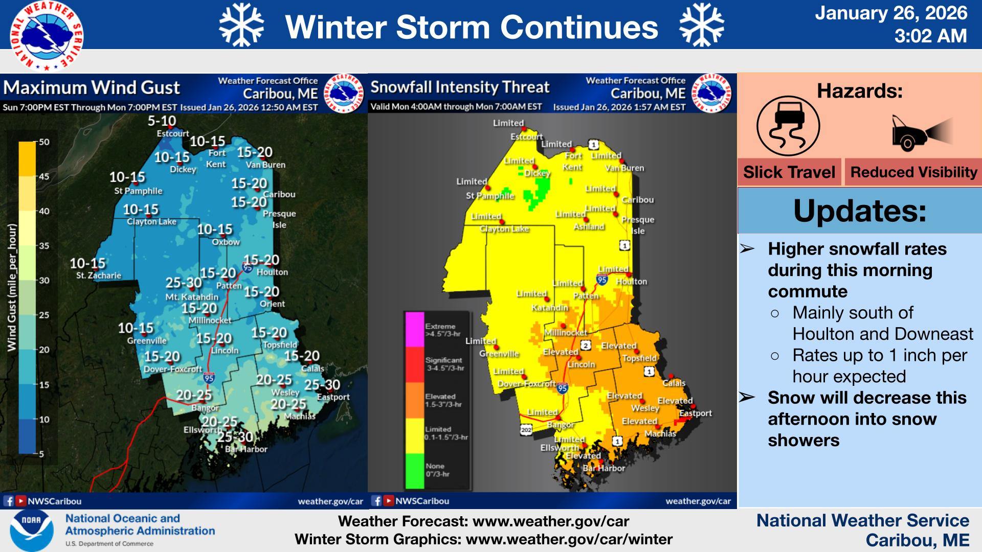 US - Good morning! Snow will continue this morning, making for a ...