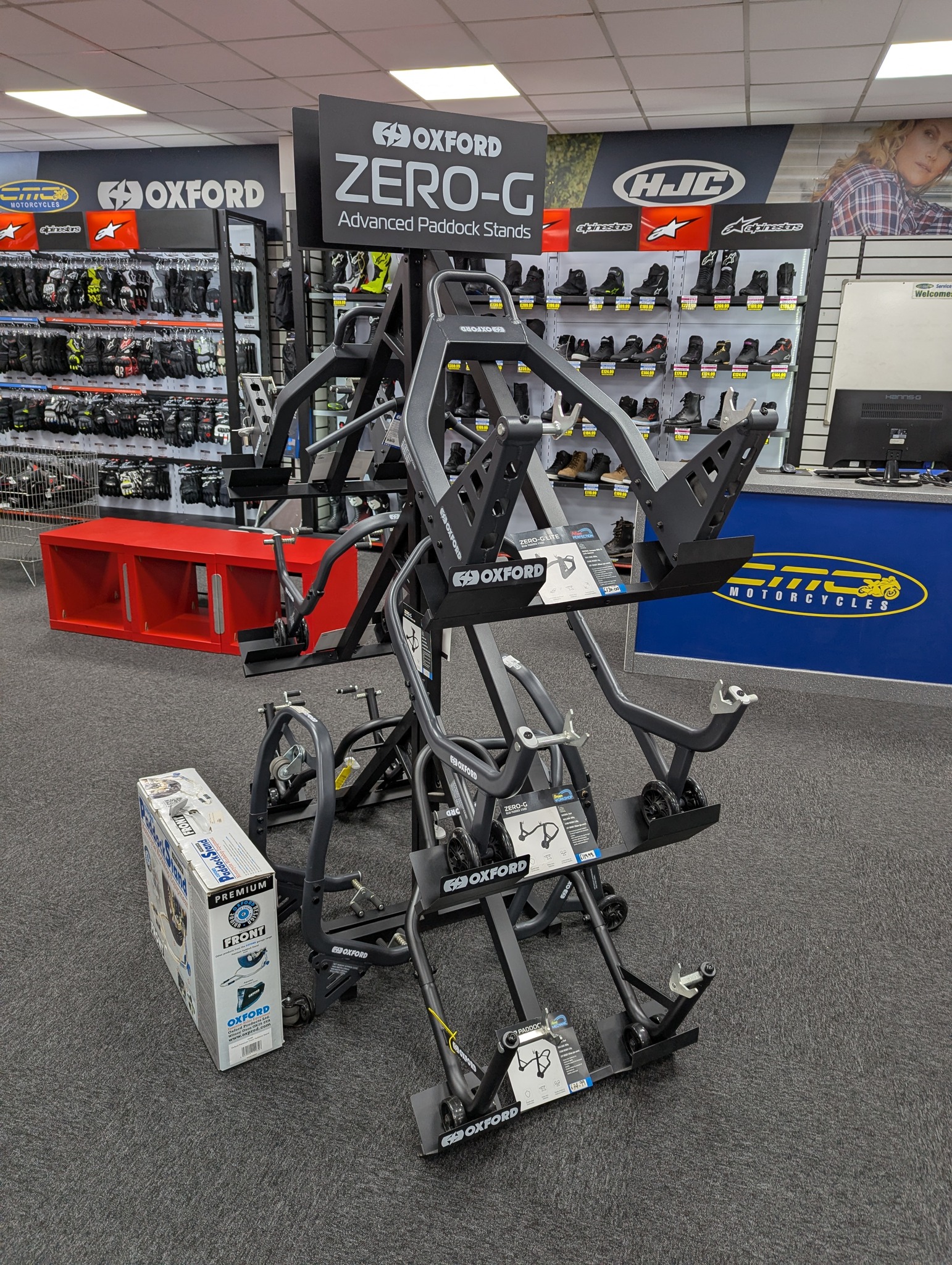 Full Range of Oxford ZERO-G Paddock Stands In Store 🔧 Upgrade