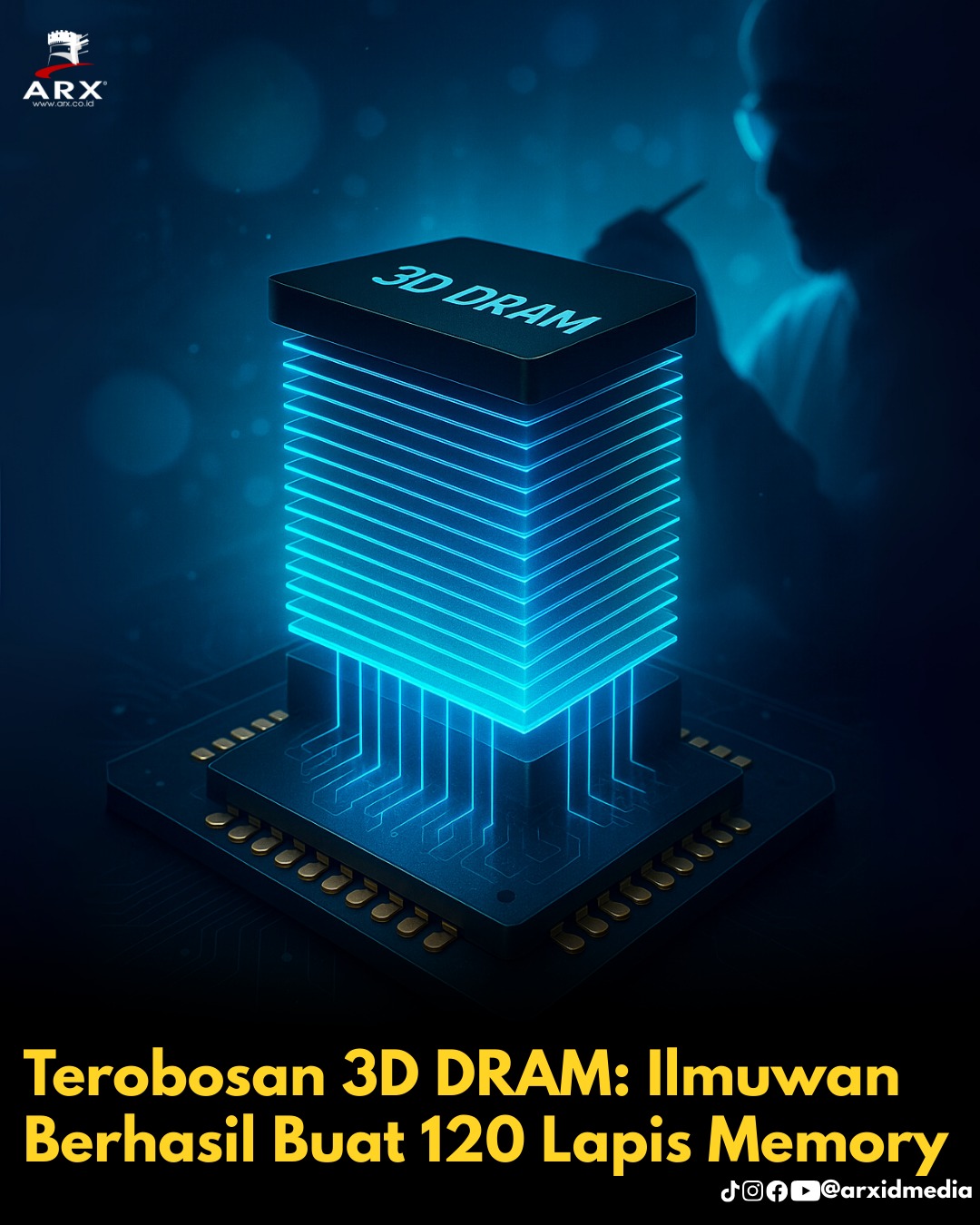 ARX® - Peneliti berhasil membuat 120 lapis DRAM 3D... | Facebook