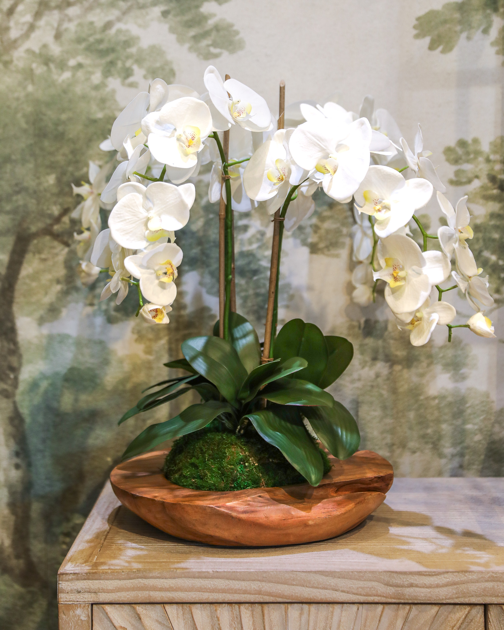 Enduring beauty, no upkeep required. Our original silk orchid designs bring a sense of calm and quiet luxury to your home. Always in bloom, beautifully styled, and effortlessly elegant in every space!
