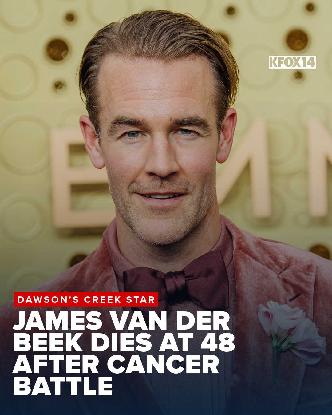 KFOX-TV - 🕊️#DawsonsCreek star #JamesVanDerBeek has died... | Facebook