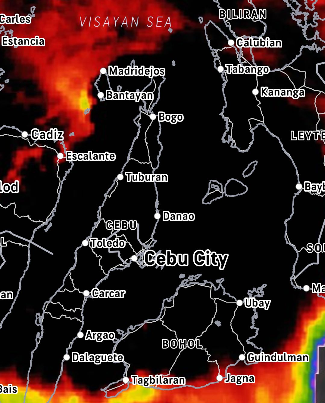 Cebu - WEATHER SATELLITE IMAGE OF #TinoPH AS OF 5:40AM, NOVEMBER 04 ...