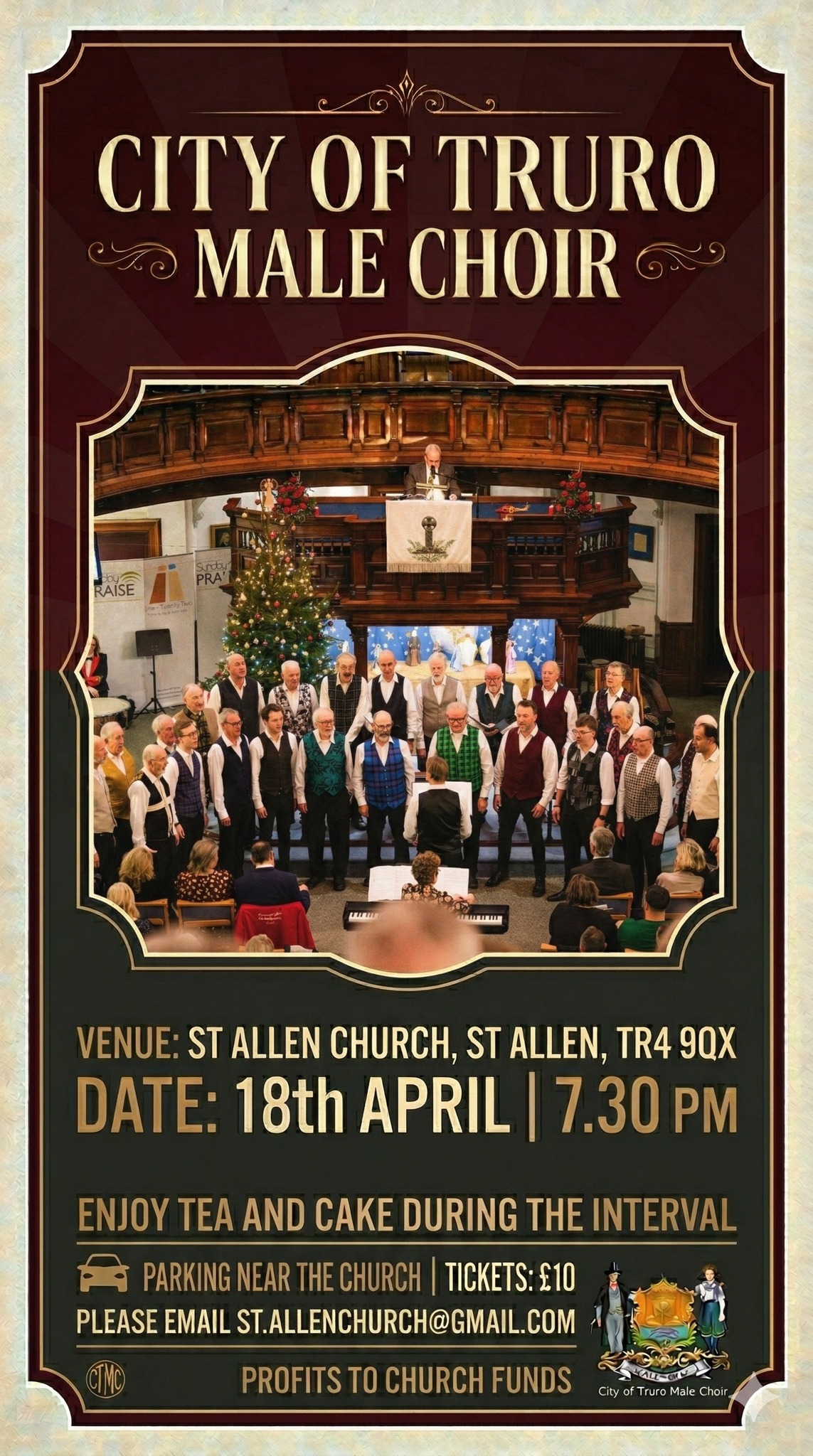 City of Truro Male Choir at St Allen Church
