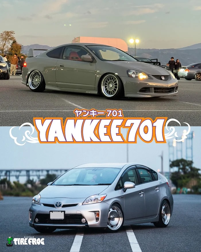 車はやっぱりシャコタン・引っ張りタイヤでしょ!? 細身のトレッドに