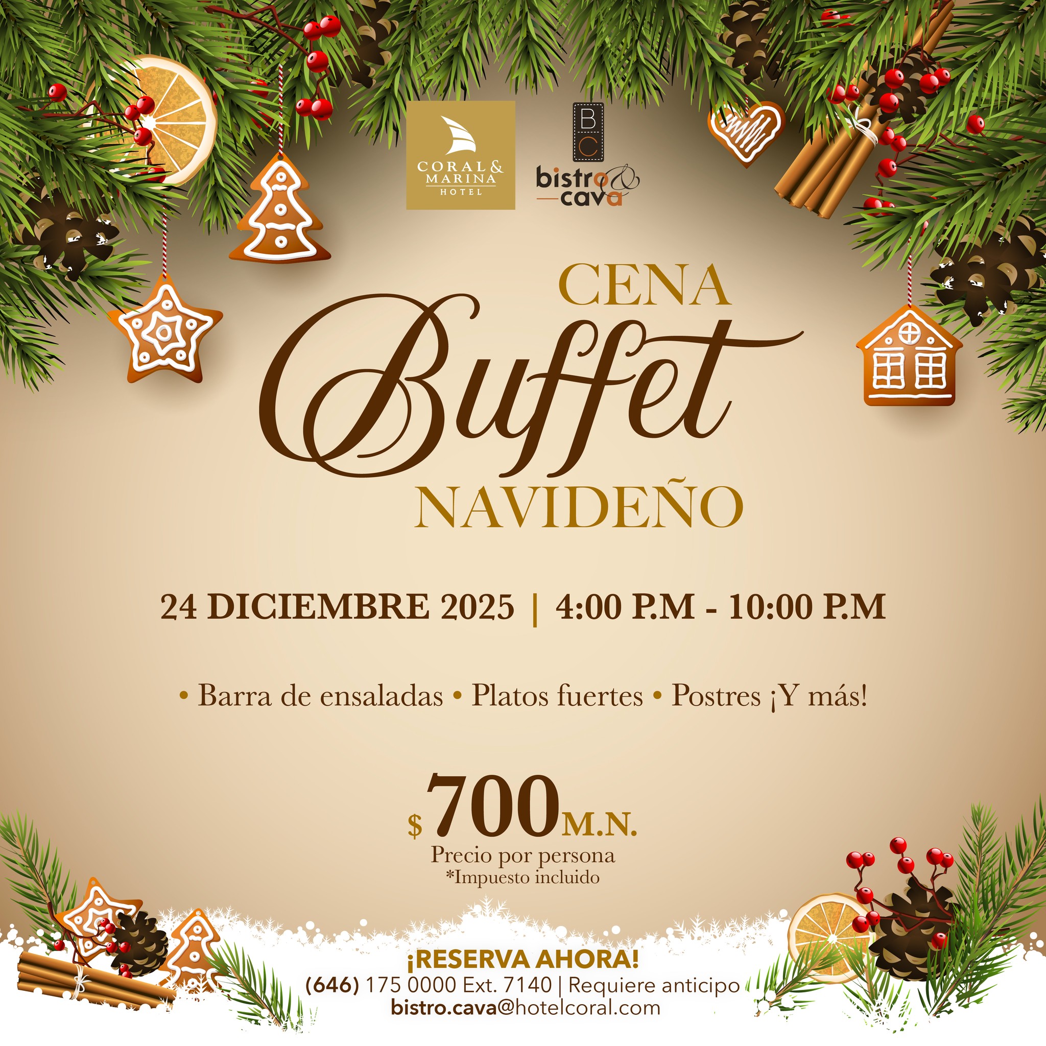 Hotel - La magia de la Navidad se sirve en la mesa 🥂🎄 Te invitamos a ...
