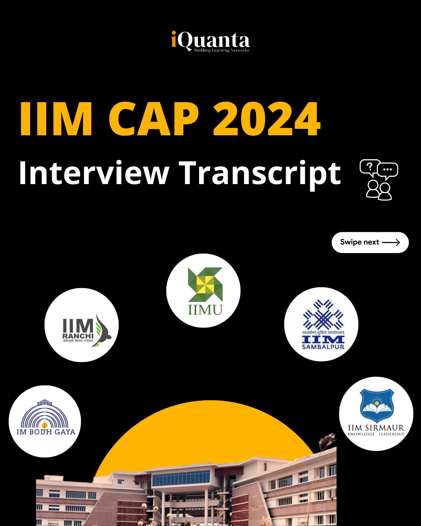 iQuanta - Here's a IIM CAP 2024 Interview Transcript. It... | Facebook