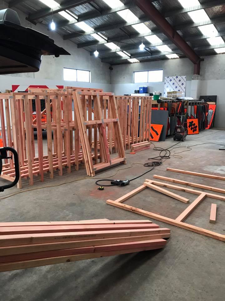 Total Traffic Management - The team wanted new sign racks, so the build ...
