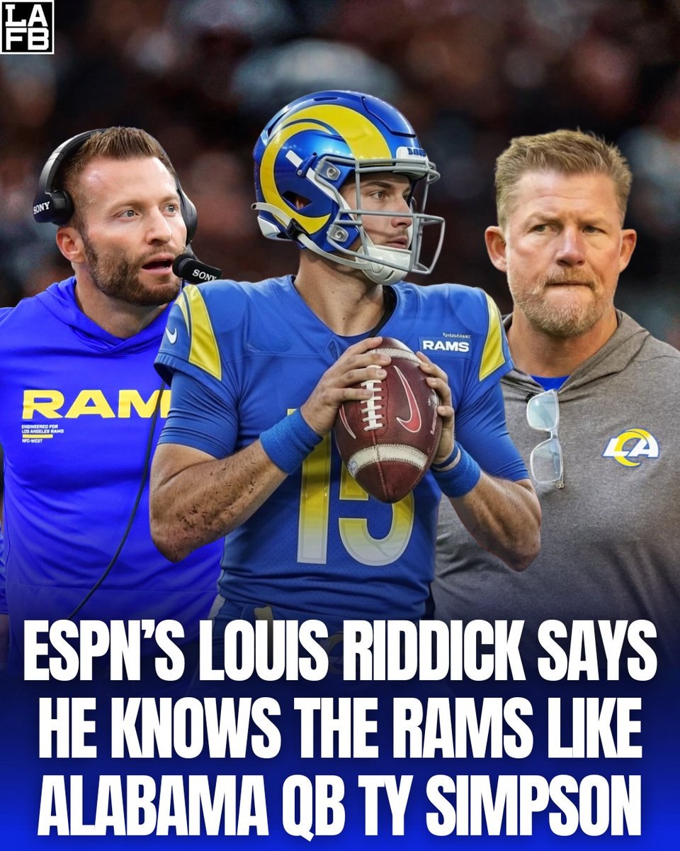 LAFB Network - ESPN’s Louis Riddick mentioned the Rams as... | Facebook