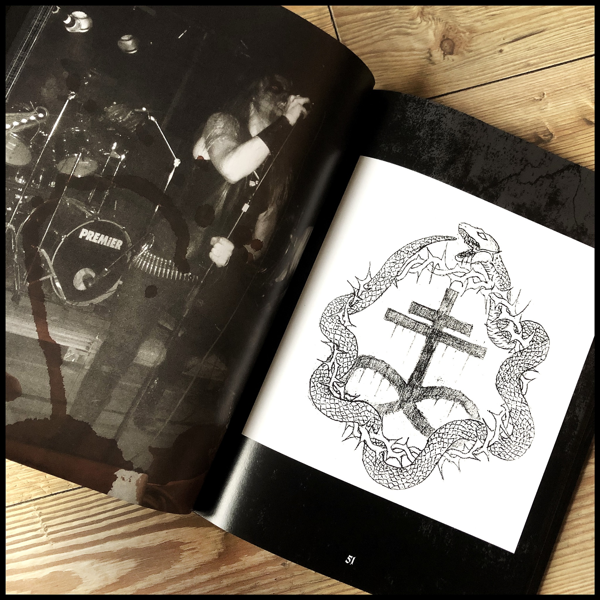 Norwegian black metal photography book by Peter Beste for sale