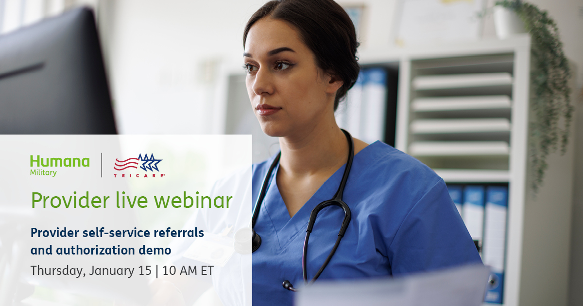 Humana - Join us for a live, guided demonstration of the referral and ...