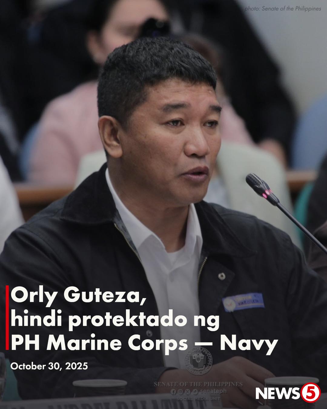 News5 - 'GUTEZA IS NOT UNDER THE PROTECTION OF PH MARINE CORPS ...