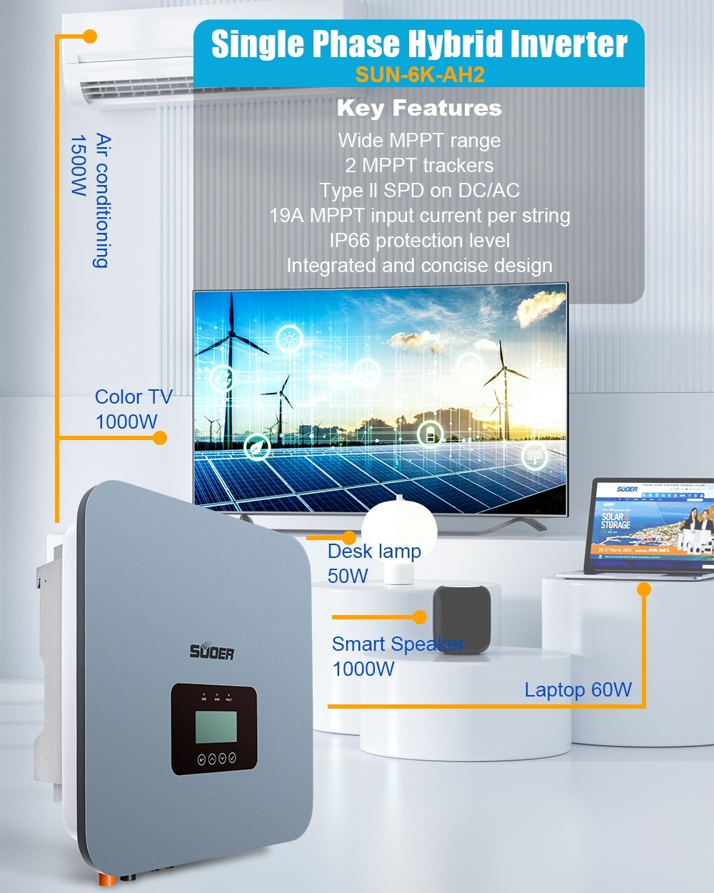 SuoerSolar - ☀️ SUN-6K-AH2 — Your All-in-One Hybrid Solution for Solar ...