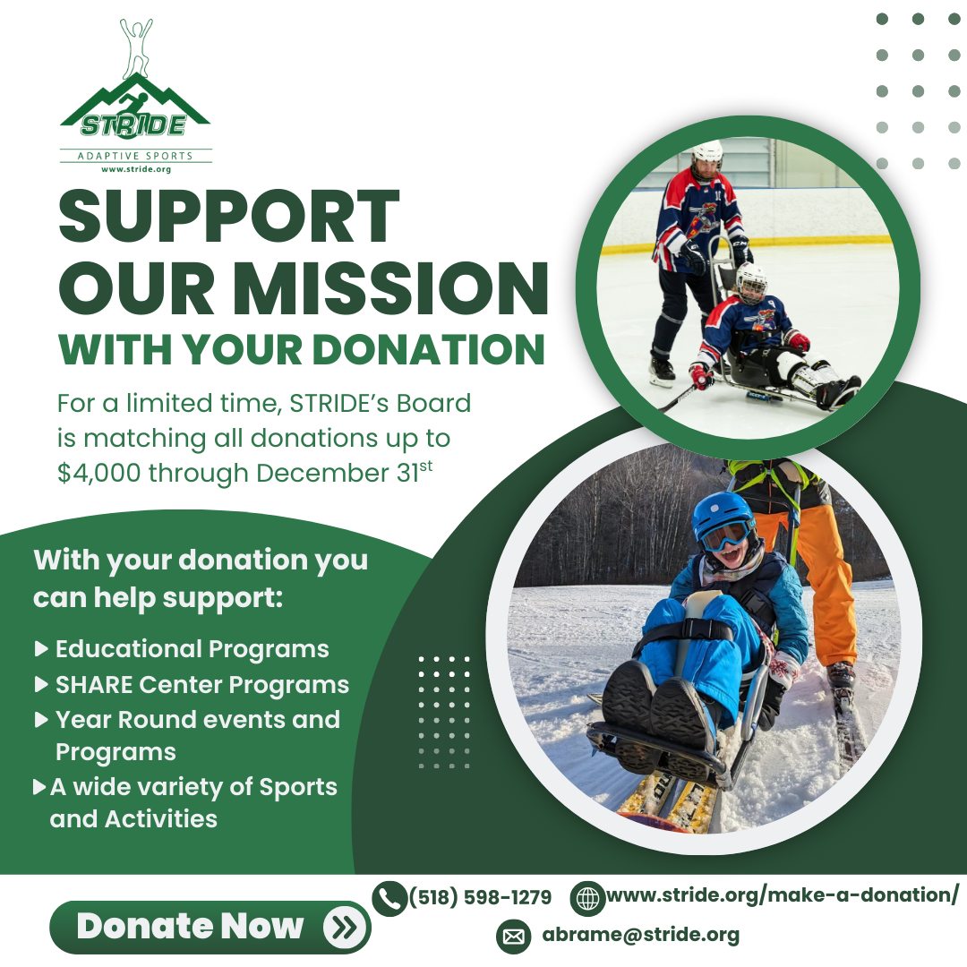 STRIDE Adaptive Sports added a... - STRIDE Adaptive Sports