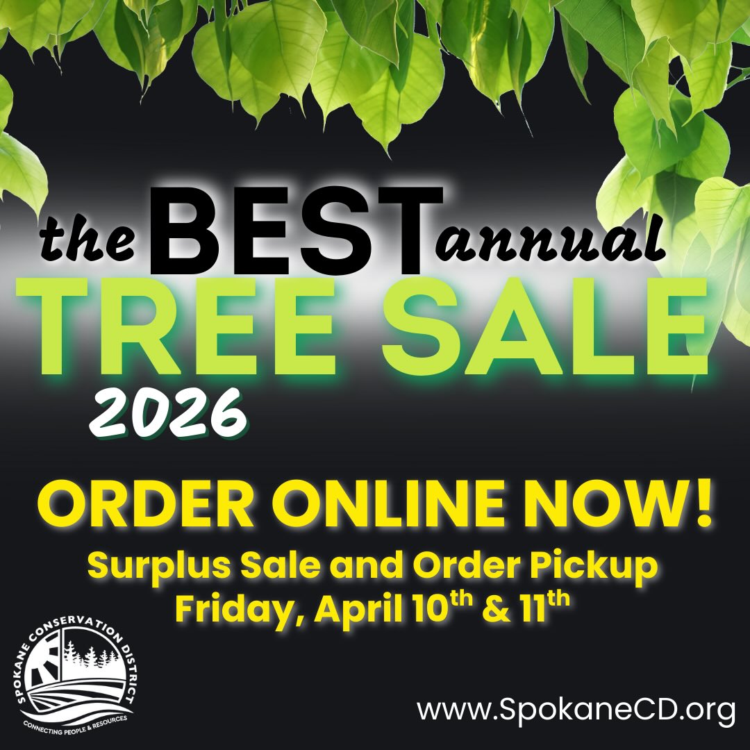 Spokane - Tree Sale Online Ordering is NOW OPEN! 🌲🌿 From reforestation ...