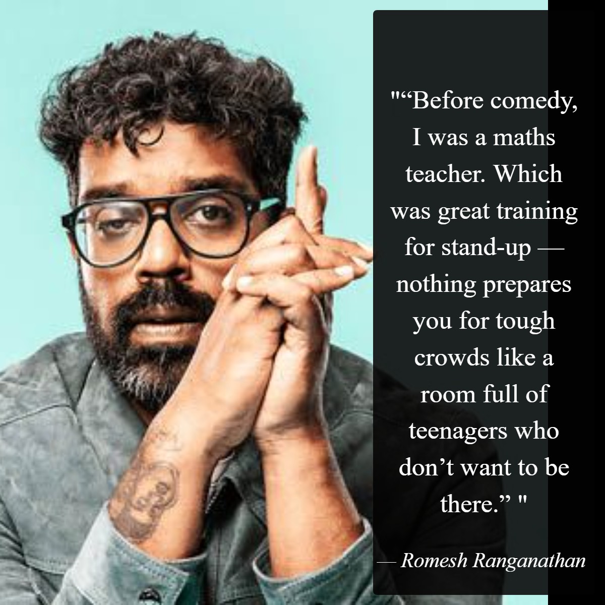The Michael - Romesh Ranganathan’s rise from teacher to top comic is a ...