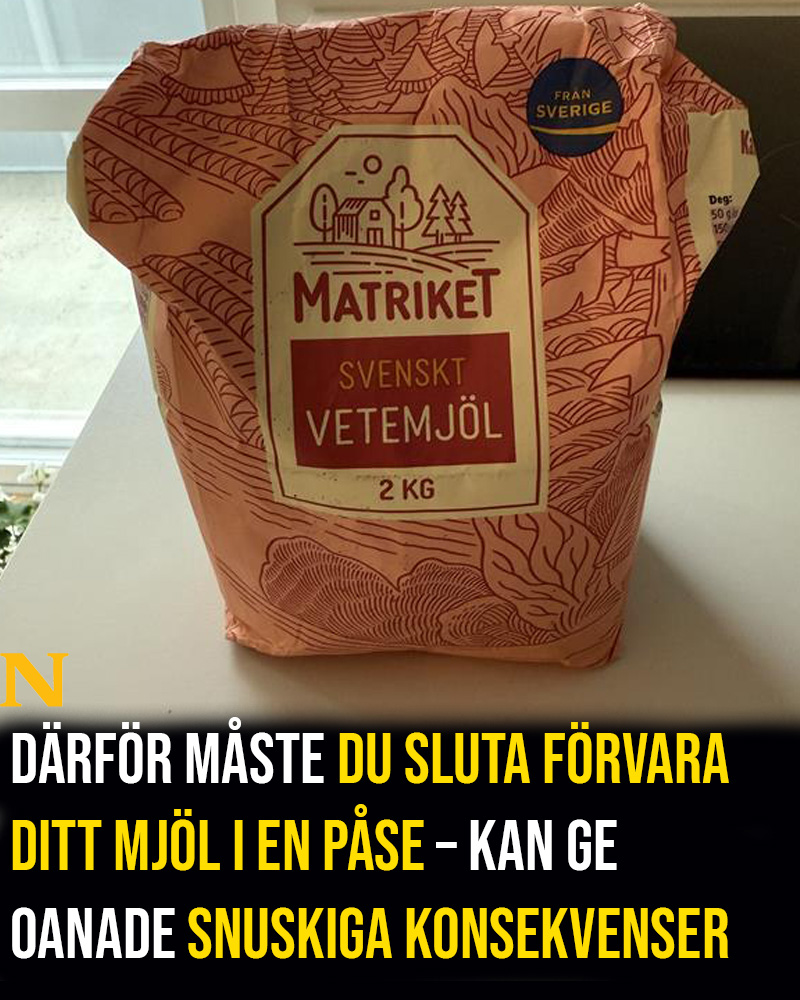Newsner - Om du förvarar mjölet i påsen är det dags att lägga av – när ...