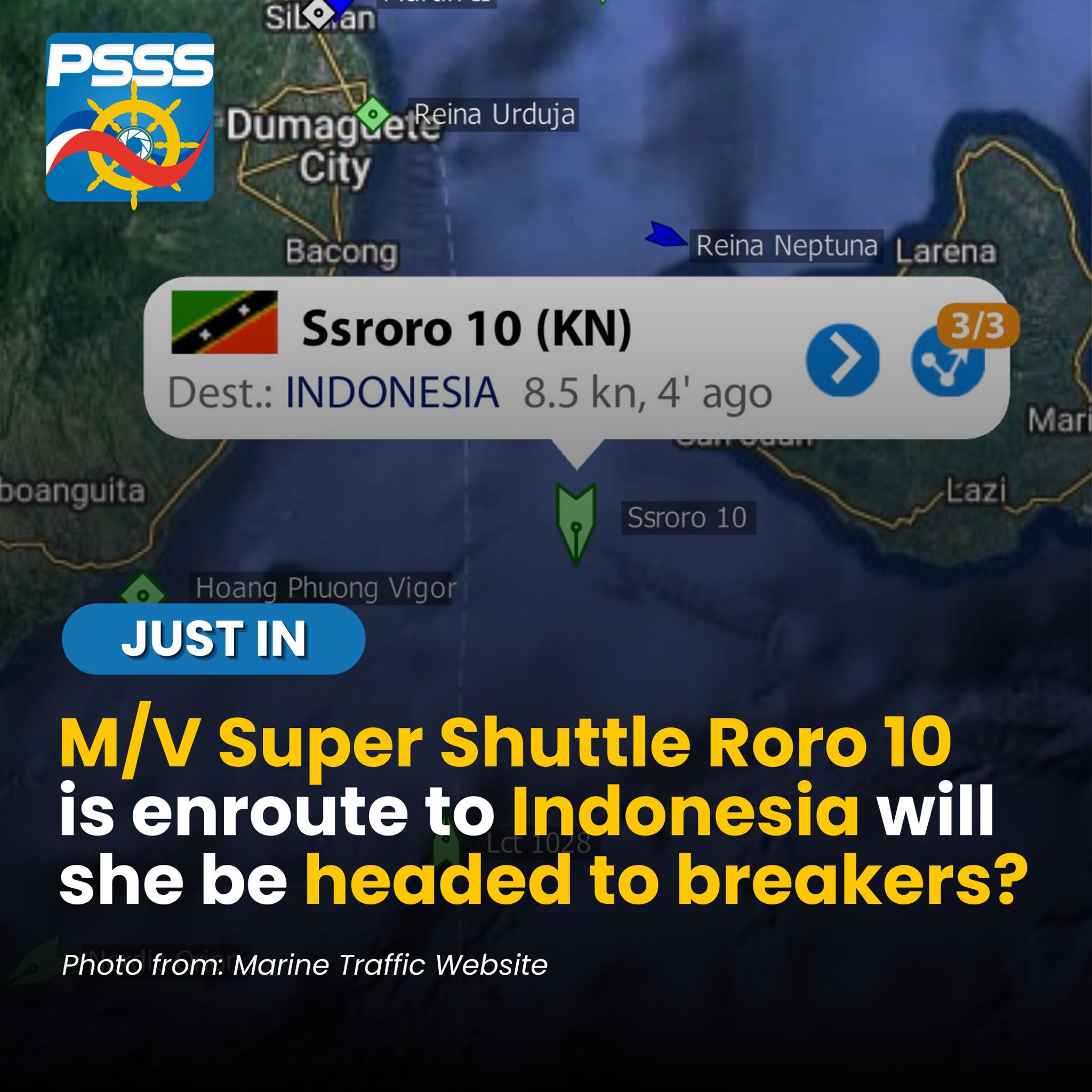 The Philippine - SHIP UPDATE | M/V Super Shuttle Roro 10 of Super ...