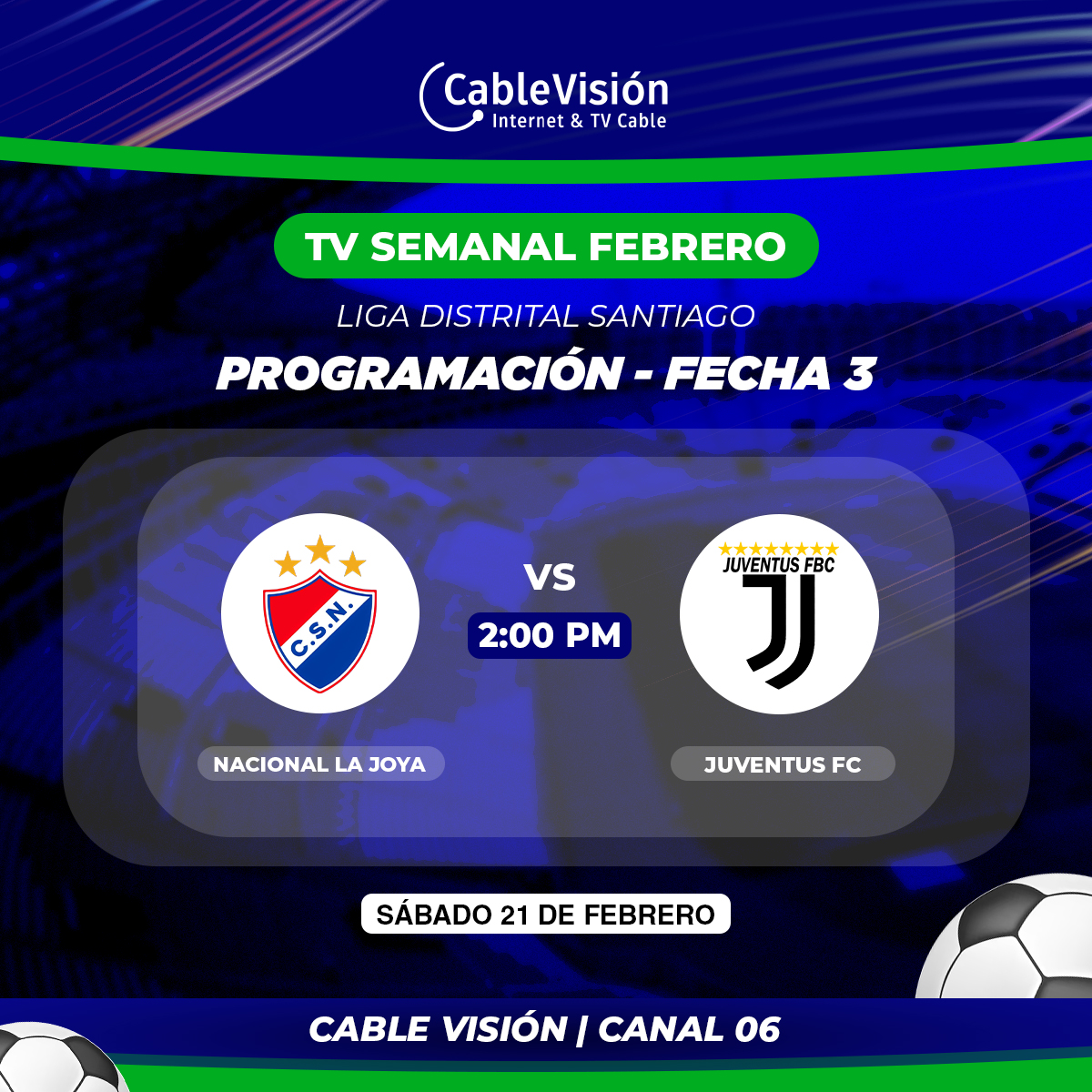 ⚽🔥 ¡VIVE LA PASIÓN DEL FÚTBOL CON... - Cable Vision Ica | Facebook