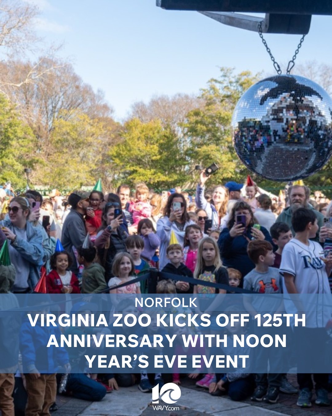 New Year's Eve celebrations began early in Salisbury as the zoo
