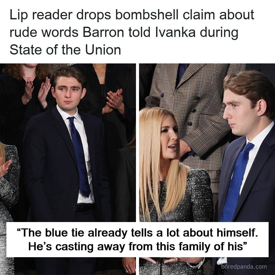 Lmao - Lip reader drops bombshell claim about rude words Barron told ...