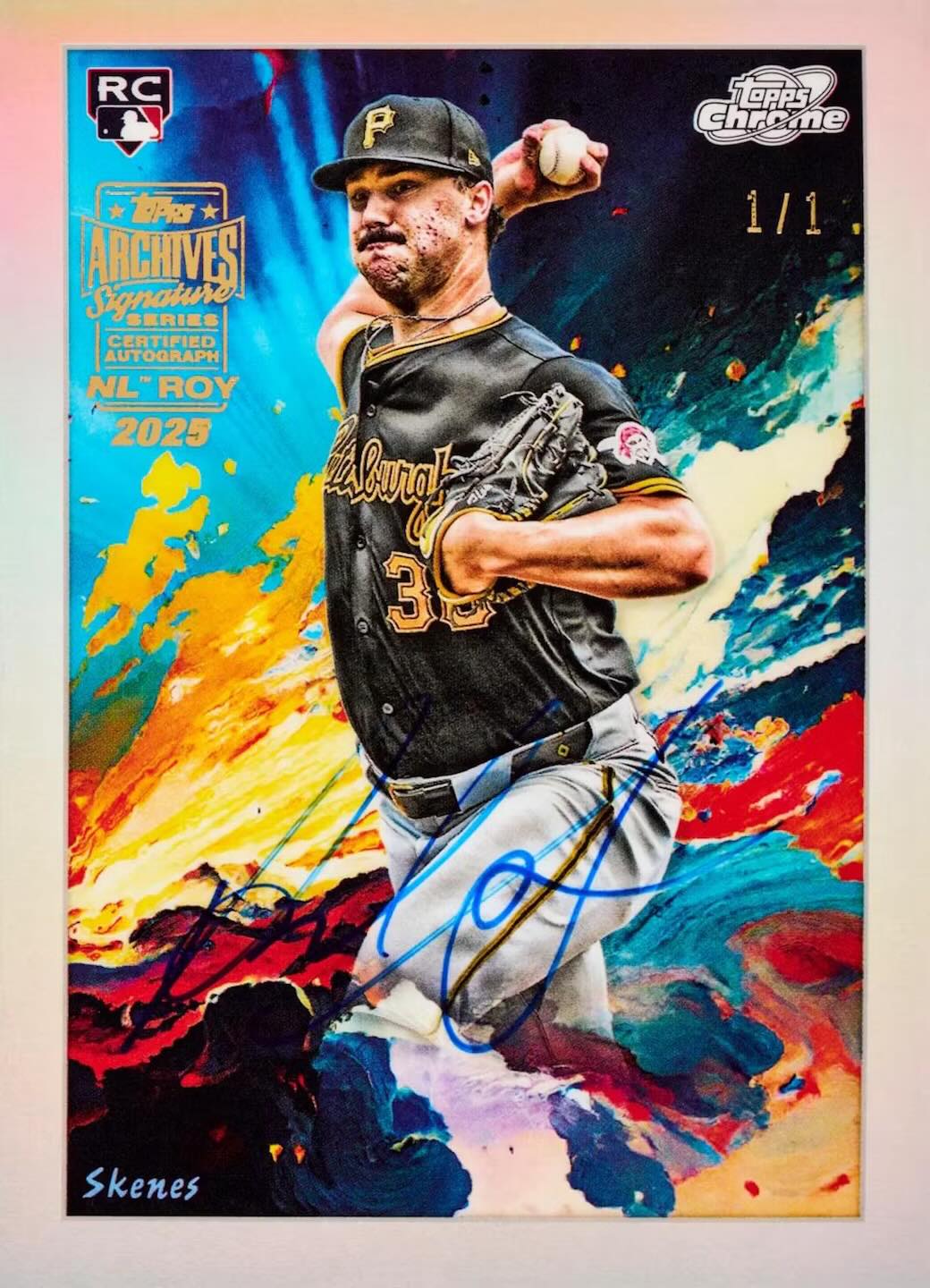 2021 Topps Inception - Autograph Patch Green #APC-IA Ian Anderson 