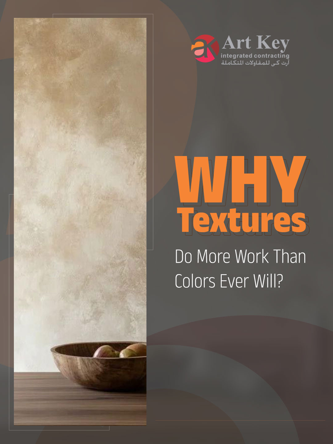 ART - Colors decorate. Textures transform. They control how a wall ...