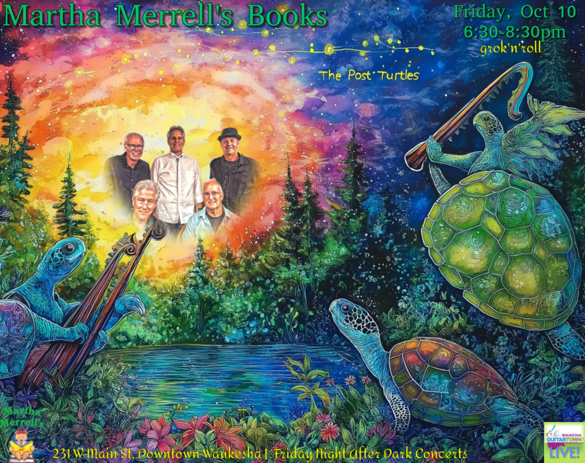 The Post Turtles at Martha Merrell's Books