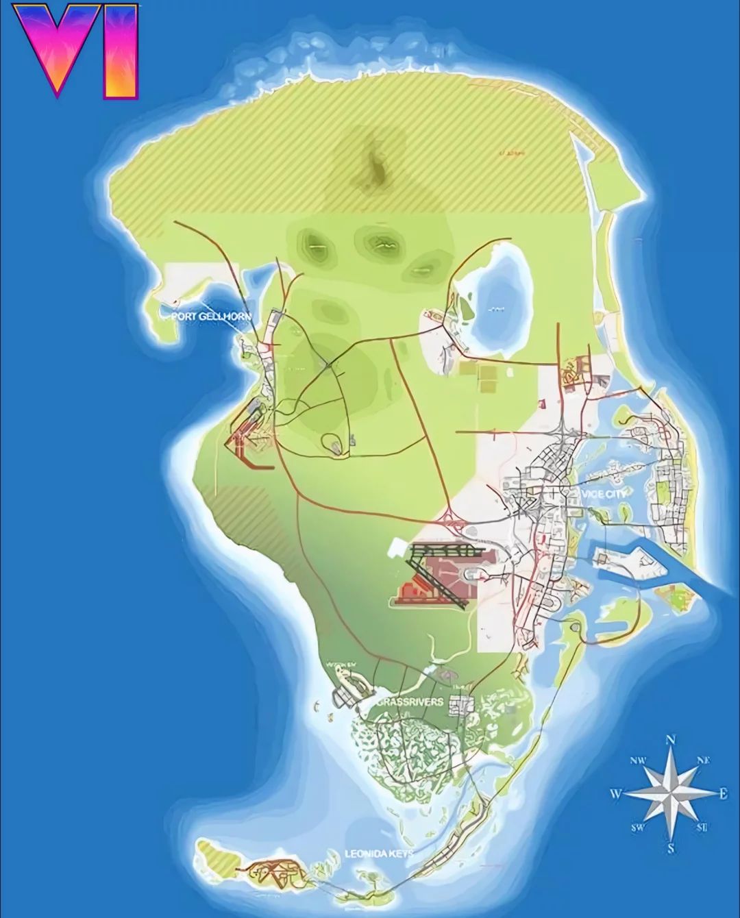 IGI - Possible map of Grand Theft Auto VI, Scheduled release date ...
