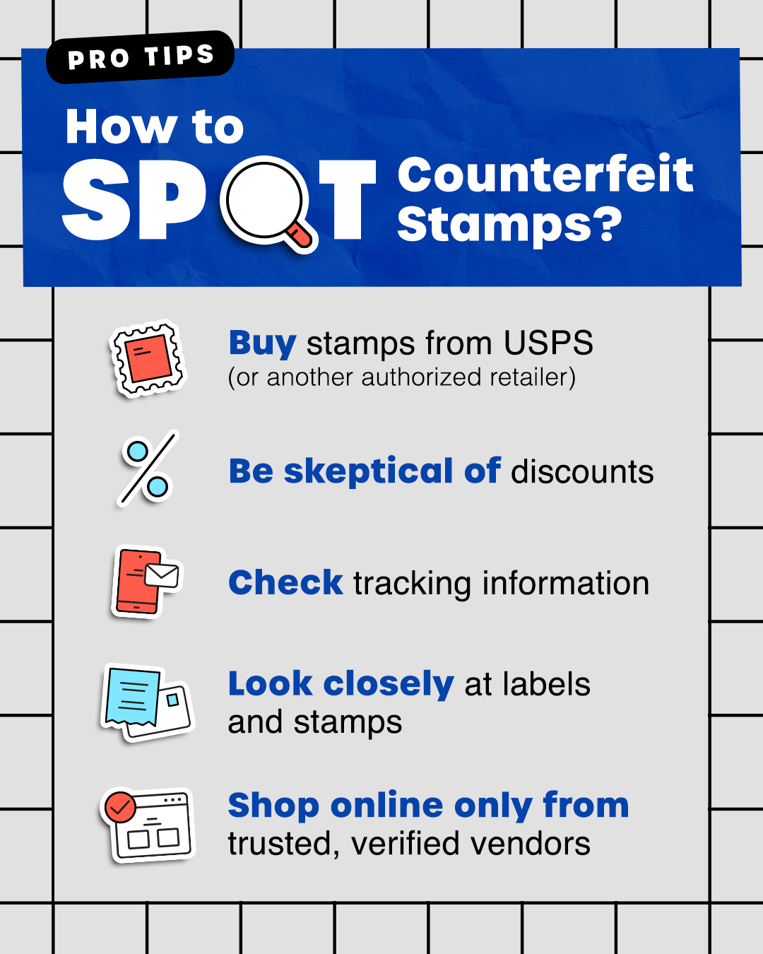Use of counterfeit stamps is... - US Postal Service | Facebook