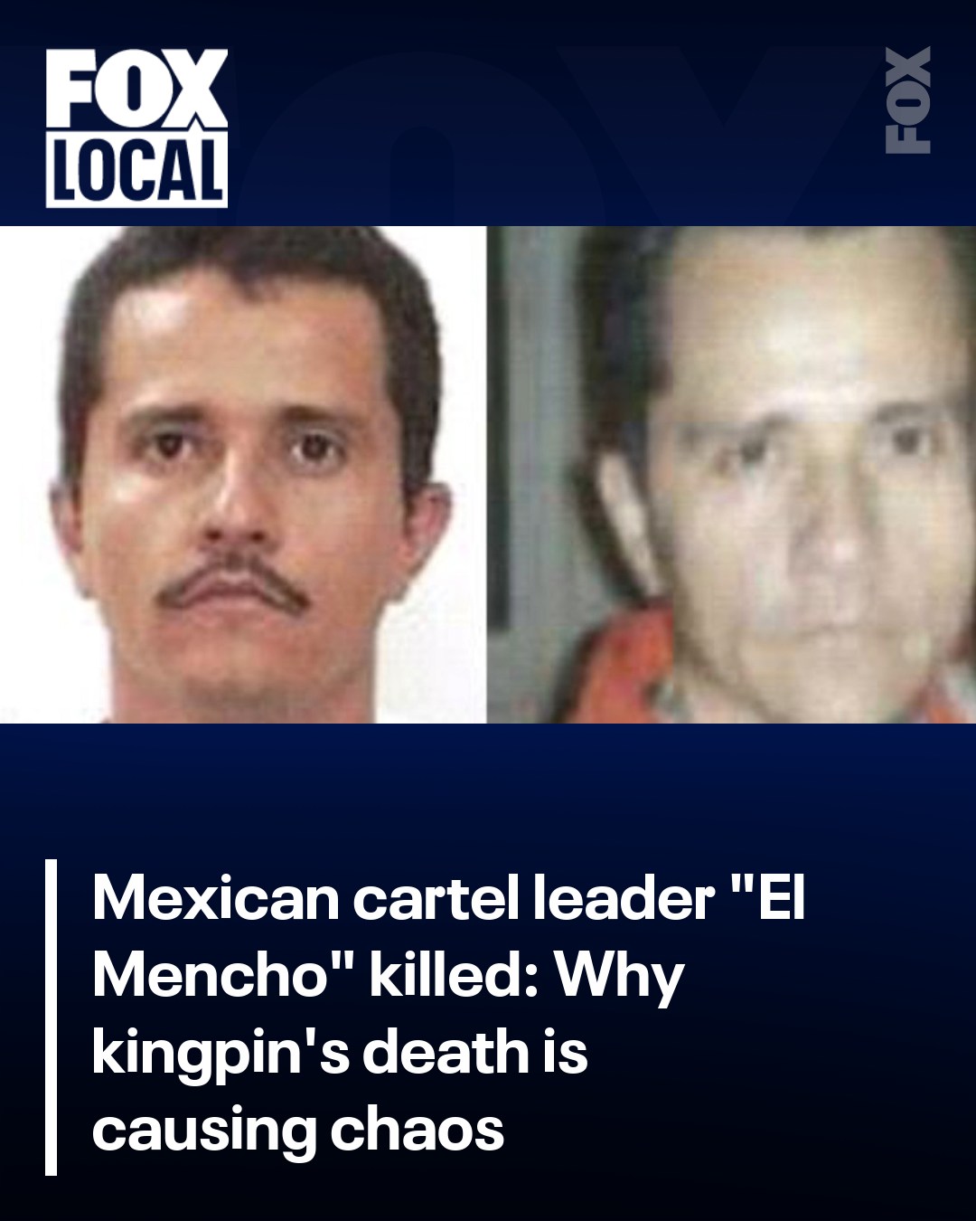 FOX - The death of the notorious Mexican cartel leader known as 