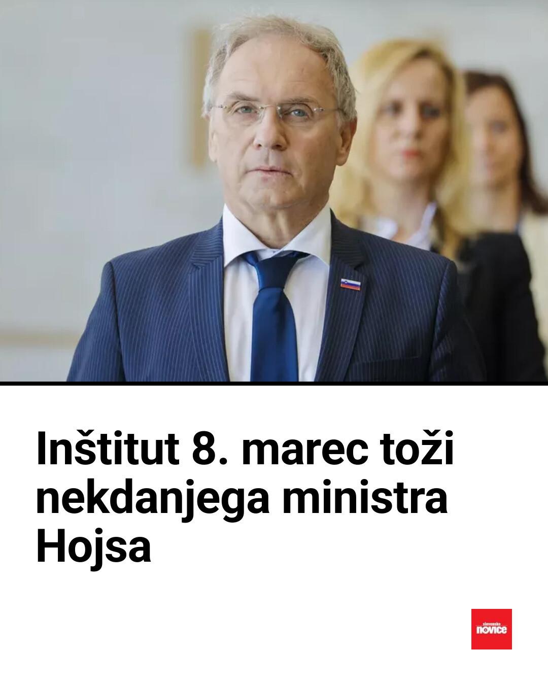 Slovenske - Inštitut 8. marec od Aleša Hojsa terja 3000 evrov ...