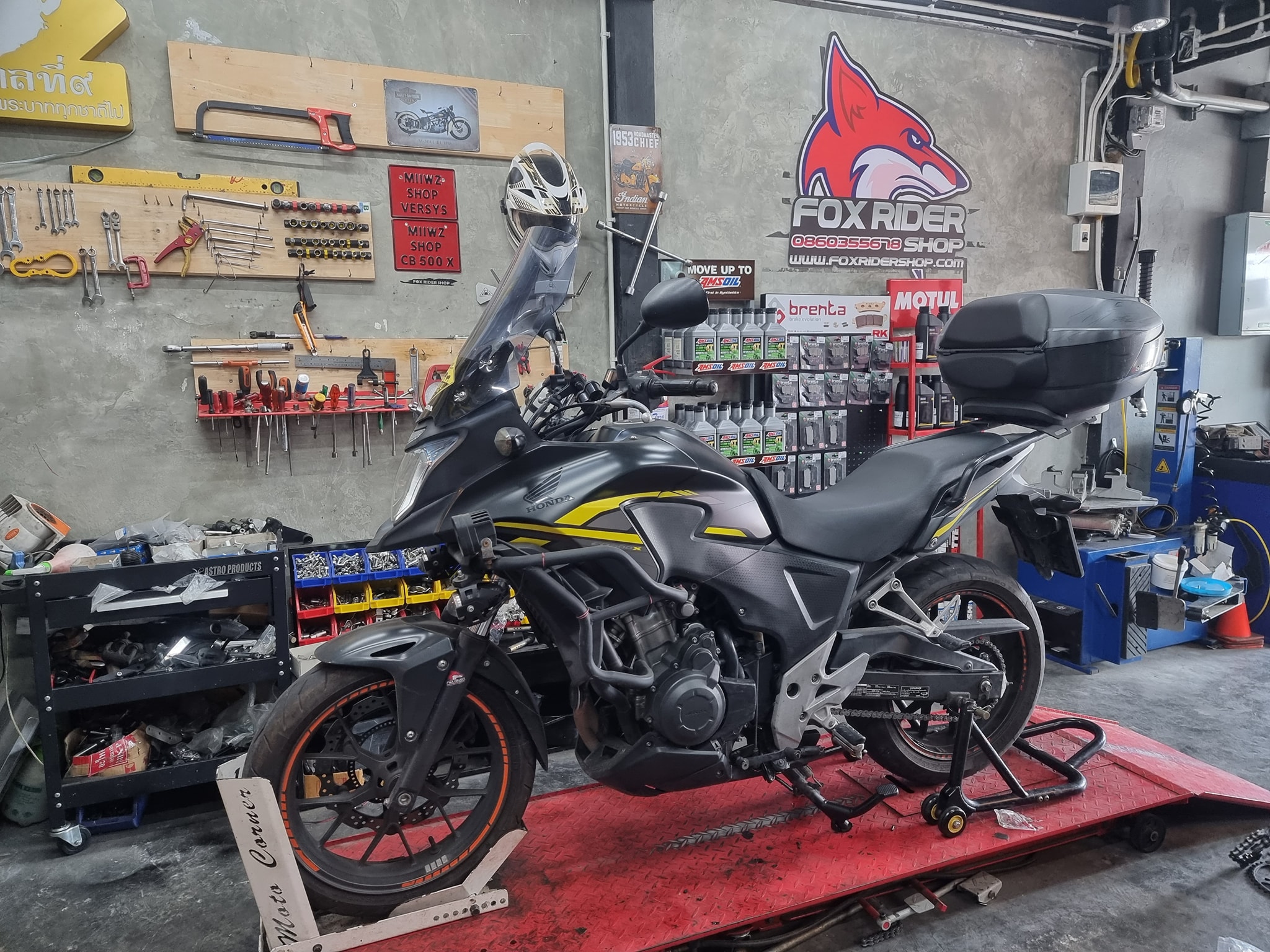 Fox Rider Shop - 🦊 CB500X เปลี่ยนชุดโซ่+สเตอร์... | Facebook