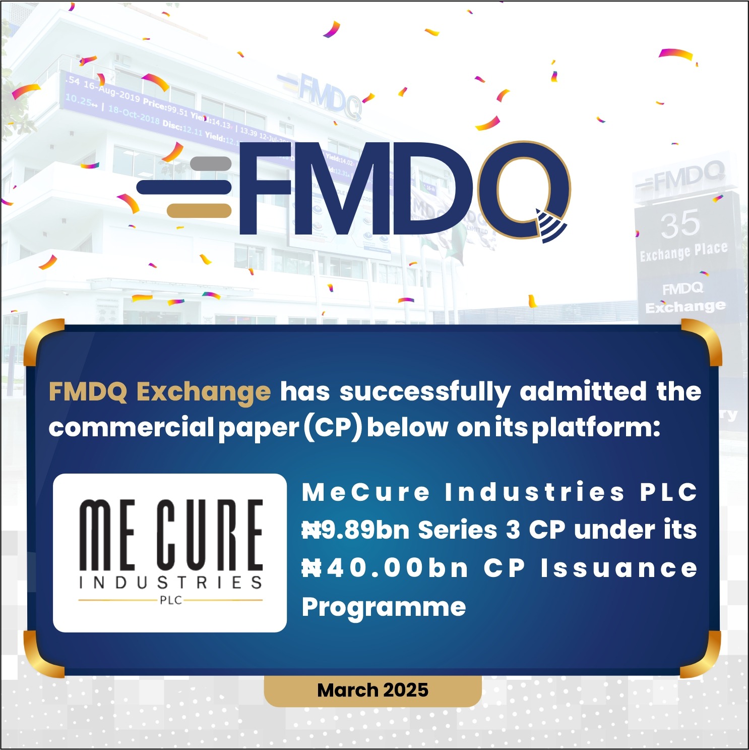 FMDQ Group - FMDQ Exchange is pleased to announce the... | Facebook