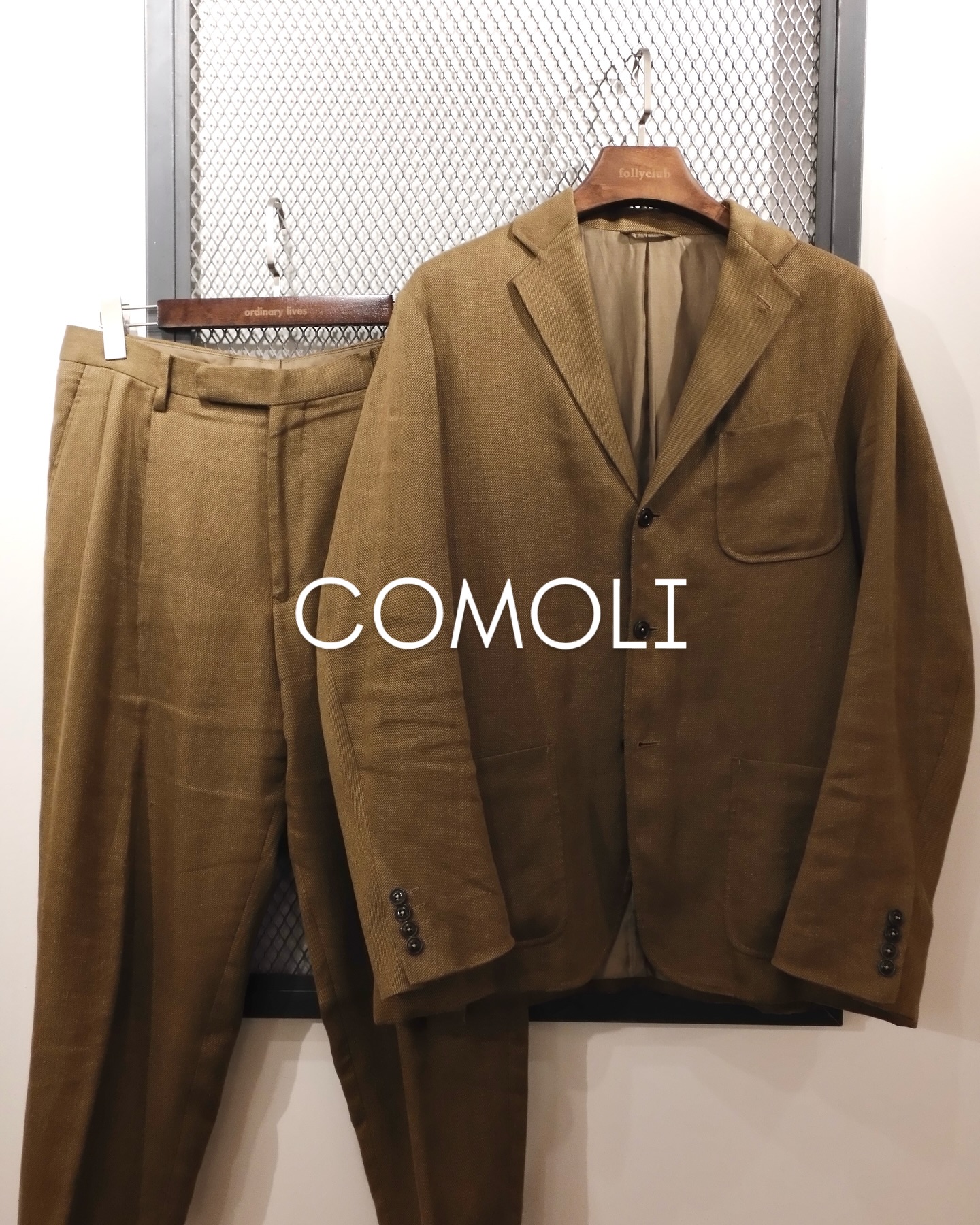 COMOLI Wool/Linen Blend Set Size-3, in excellent condition