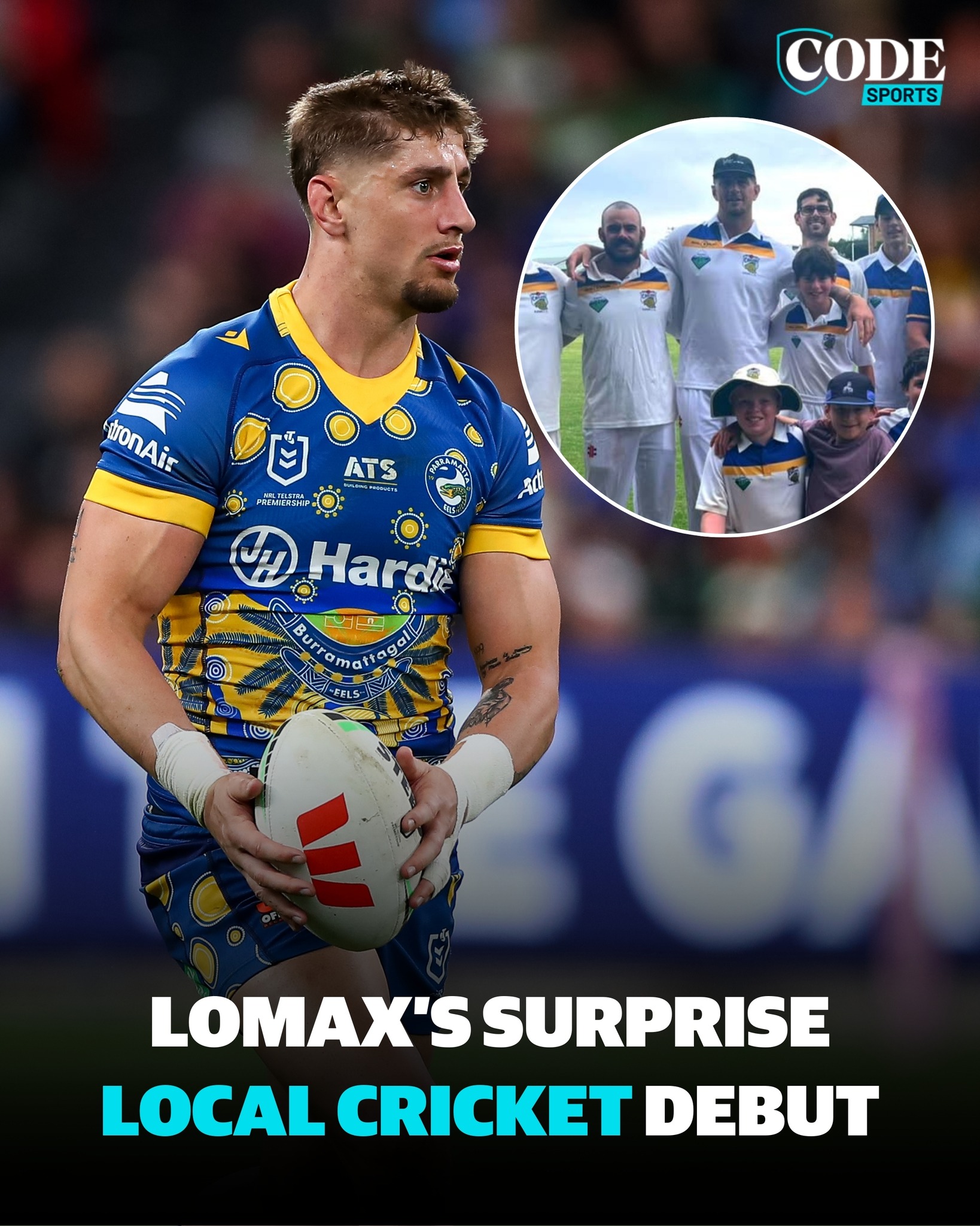 Parramatta - A surprise code switch for Zac Lomax? 🔥 The former Eels ...