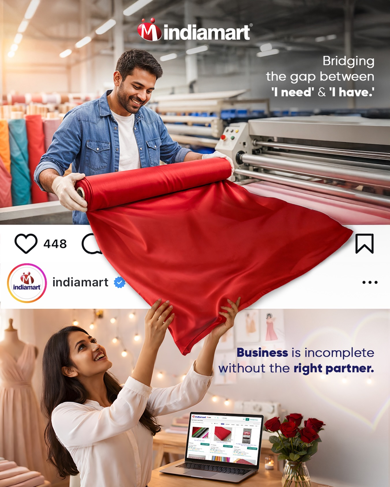 IndiaMART - This Valentine’s, commit to the right partner... | Facebook