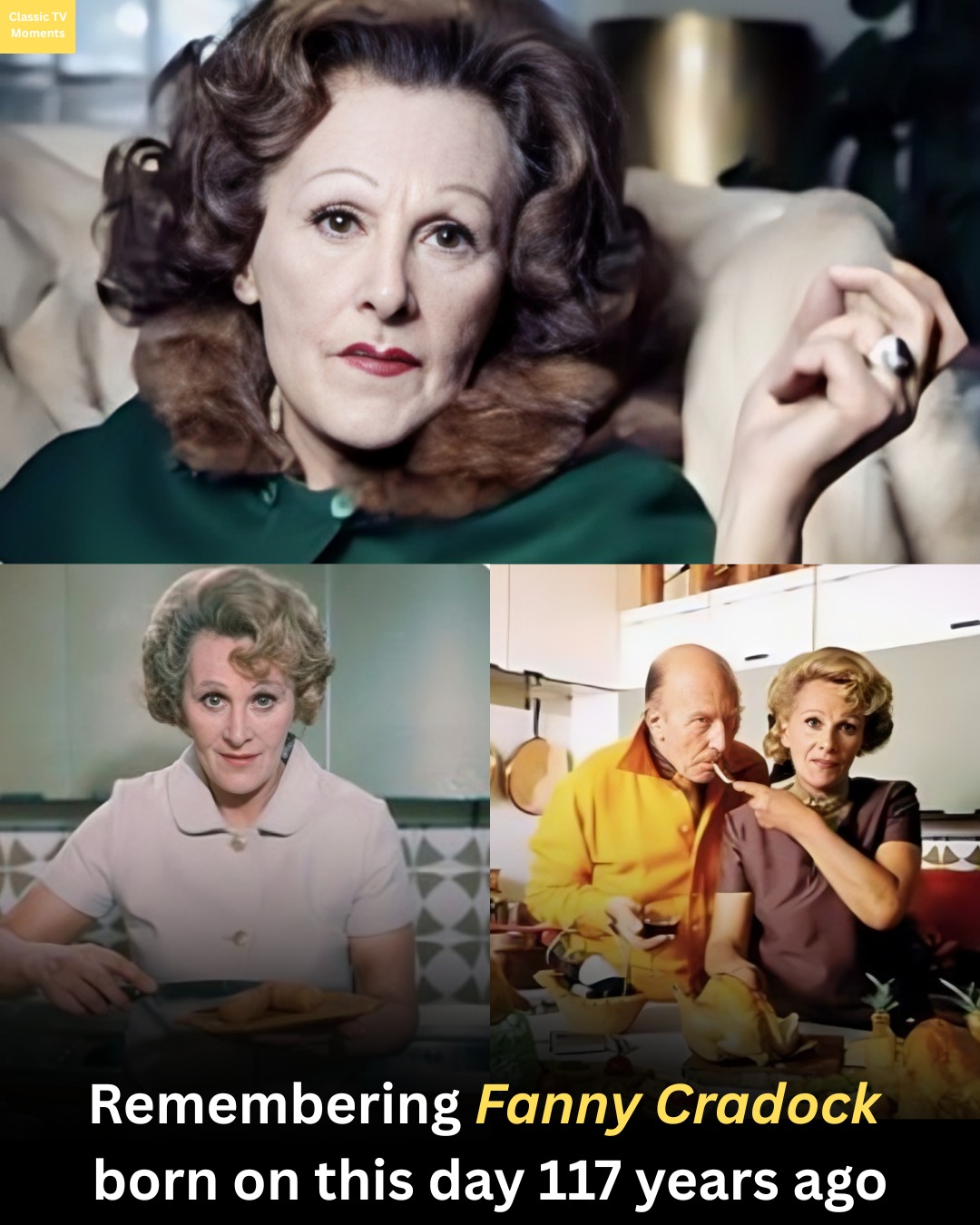 Remembering Fanny Cradock, born on... - Classic TV Moments | Facebook