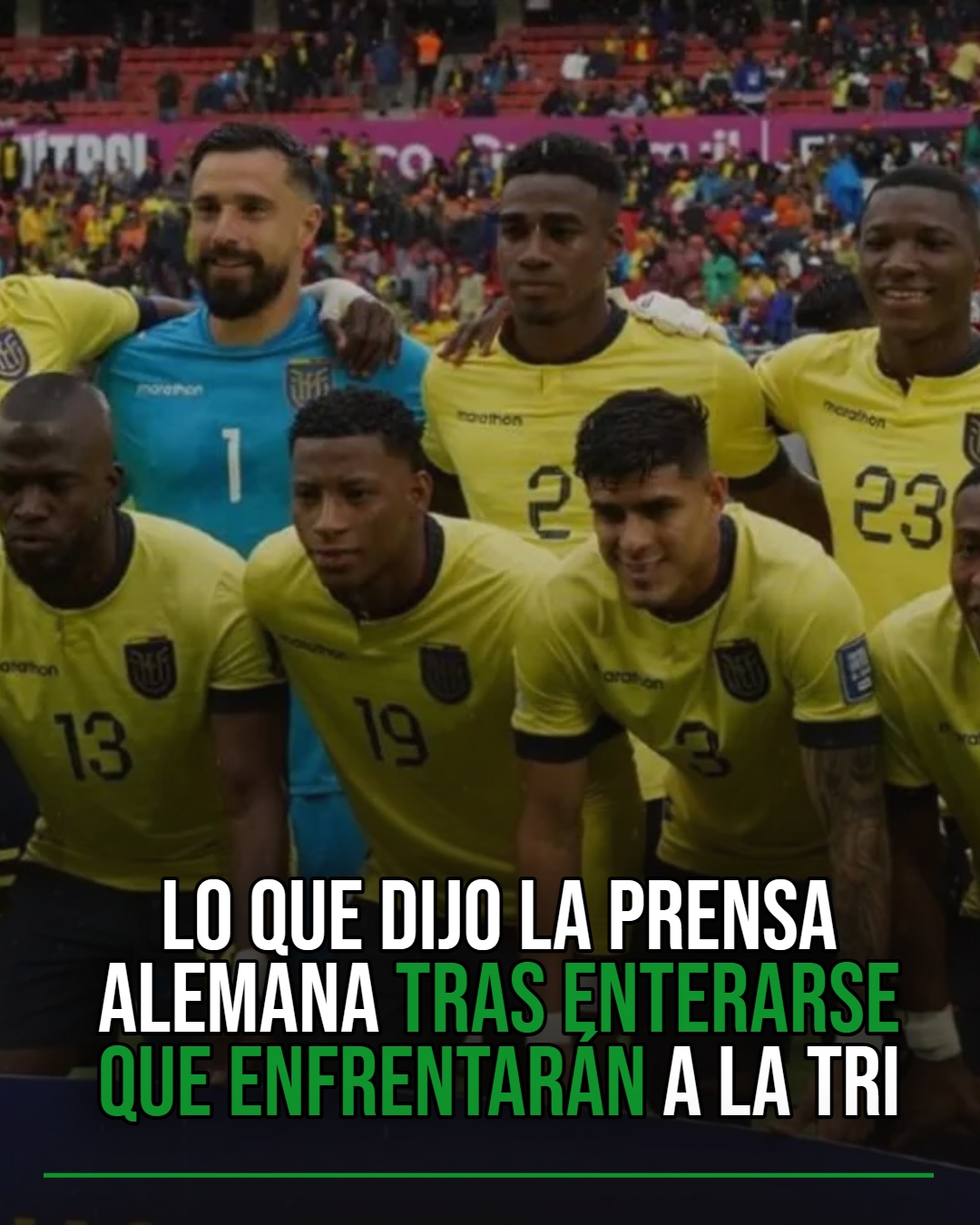El - Lo que dijo la prensa alemana tras enterarse que enfrentarán a ...