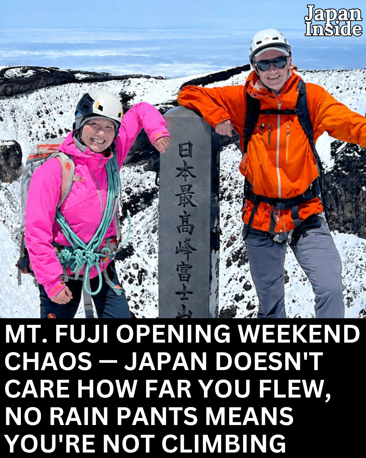 The 2026 climbing season on Mount Fuji officially begins, with